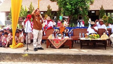 Peringati Hari Pahlawan, Camat Arjasa Sosialisasi Bahaya Narkoba di SMPN 01 Arjasa Jember