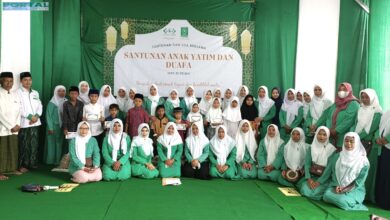 Sinergi LAZISNU Jember dengan Fatayat NU Arjasa Santuni 100 Anak Yatim dan Masyarakat