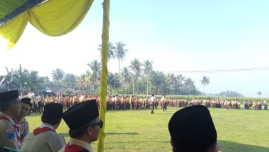 Suud Hudi Minta Pramuka Sako Ma'arif Wuluhan Jember Jadi Teladan Masyarakat