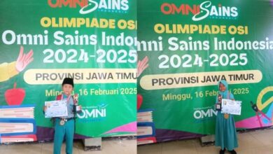 Dua Siswa SD Al-Madinah Jember Raih Medali di Olimpiade Provinsi Jawa Timur