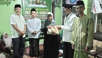 Peringati Nuzulul Qur’an, MWCNU Sukorambi Jember Santuni Anak Yatim dan Duafa